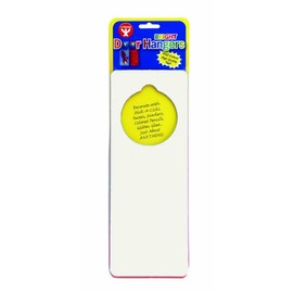Hygloss Products Bright Tag Door Hangers - DIY Door Tag - Ultra White - Fun Activity - Great for Arts & Crafts - Approx. 4” x 11” - 48 Pack