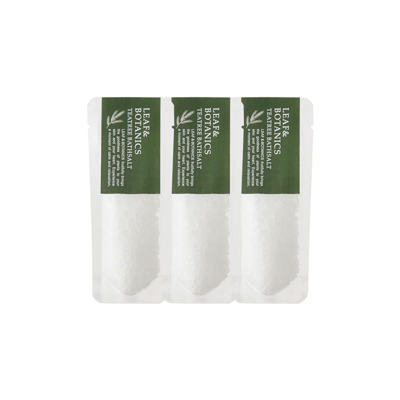 Leaf & Botanics Bath Salt Tea Tree Set of 3