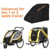 TECTICO Bicycle Trailer Universal Cover Lockable Waterproof Windproof UV Protection