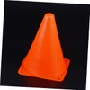 BESPORTBLE 6Pcs Soccer Training Cones Durable Orange Football Obstacles for
