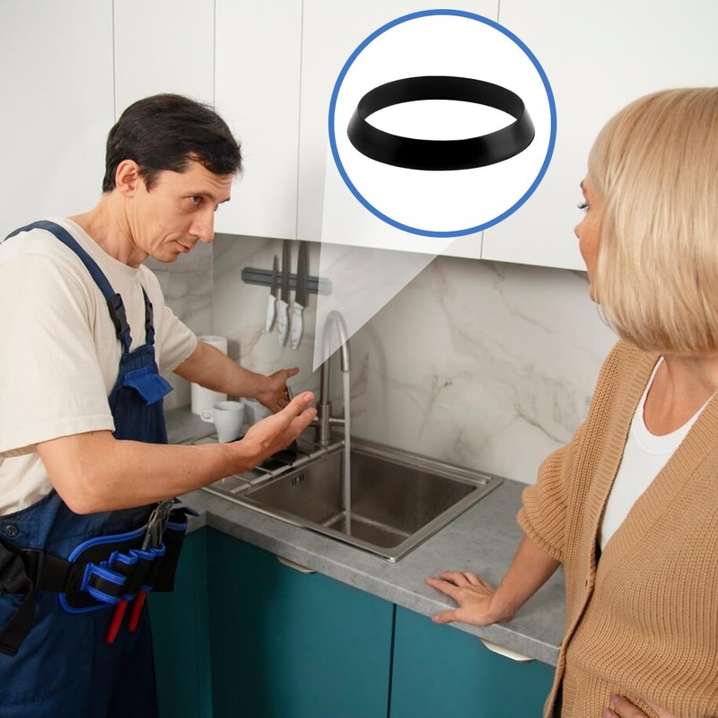 GXGM Kitchen Sink Drain Pipe Blanking Cap Seal 40mm Drain