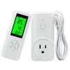 Digital WTC200 Wireless Thermostat Plug-in Temperature Controller Outlet, Remote temp