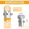 Amoskey Pipe Clamp, chain link fence parts for 1-3/8" OD