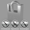 Diyife Heavy Duty Padlock 60 mm, Outdoor Weatherproof Robust Padlock,
