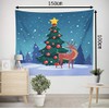 Rose Christmas Pastry Wall Hanging Decor Decor Decor Reindeer &