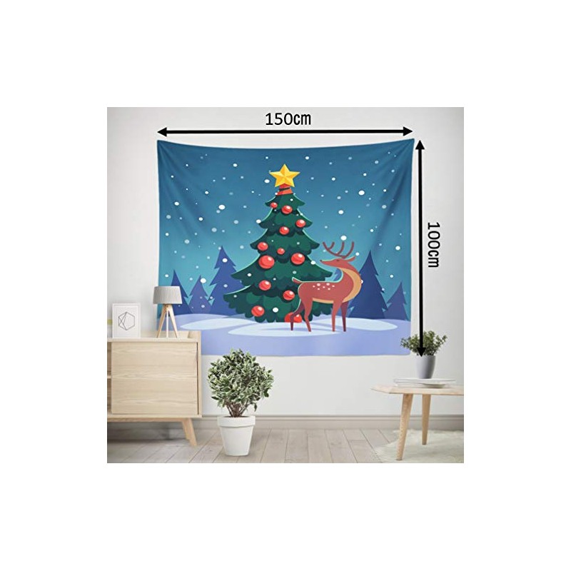 Rose Christmas Pastry Wall Hanging Decor Decor Decor Reindeer &