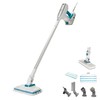 BLACK+DECKER Steam Mop, Floor and Handheld Steamer, Multi-Purpose Steam Cleaner