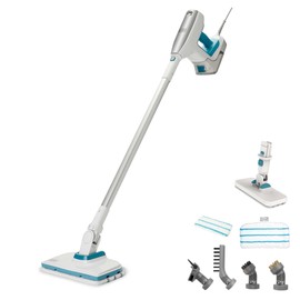 BLACK+DECKER Steam Mop, Floor and Handheld Steamer, Multi-Purpose Steam Cleaner with 6 Attachments, Corded (BHSM15FX08)