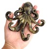 BSTKEY Cast Iron Octopus 5 Tentacles Decorative Wall Hook -