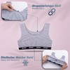 LOREZA ® 5 Mädchen Bustier Baumwolle BH Sport Bra (164-170,