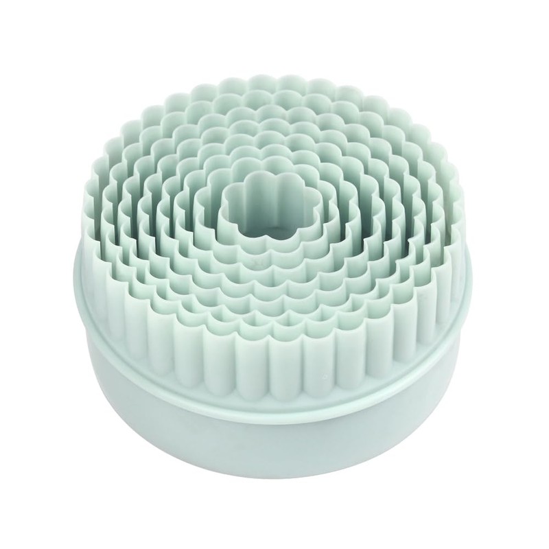 ANCLLO 8 Pieces Cookie Mold Set, Double Sided Pastry and