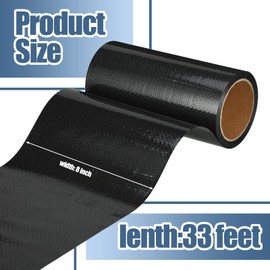 Frienda RV Underbelly Tape RV Underbelly Material Corrugated Waterproof Flex Mend Belly Tape Thick Adhesive Patch Sealing Mobile Home Camper Travel Trailer Tear Repair(1 Pack,7.87 Inch x 33 Feet)