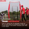 PowerNet 4x7 FT Portable Infielder Training NET ONLY, Softball &