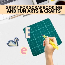 ARTIST'S BEST 2 Pc. 4" x 4" Self Healing Cutting Mat | Rotary Cutting Sewing Mat for Craft, Fabric, Scrapbooking Sewing