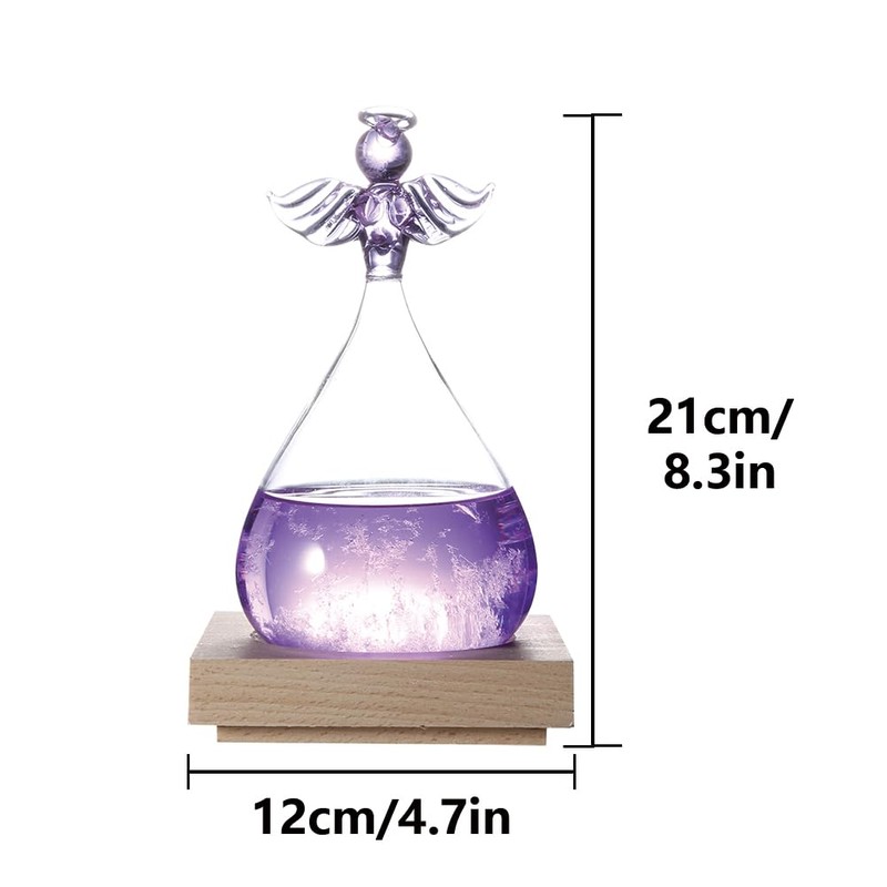 Joyzan Storm Glass Weather Predictor, Predicting Forecaster Glass Barometer Water