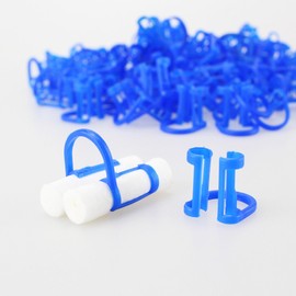 airgoesin Cotton Roll Holder Clip Disposable Dental Isolator Tool Clinic 100Pcs