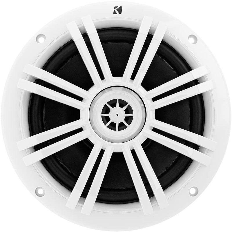 Kicker 41BKM604W 6-1/2" KM Series 2-Way Marine Speaker White -