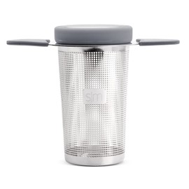 Simple Modern Tea Infuser Reusable Strainer Steeper for Loose Leaf, 18/8 Stainless Steel Mesh, Slate Gray