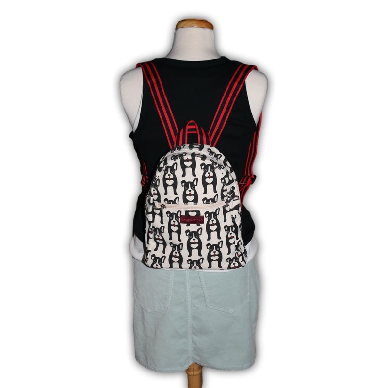 bungalow 360 Adult Mini Backpack (Black Dog, Small)