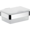 Emco Loft 53900101 Wet Wipe Box (Plastic White/Chrome, Width 155.5