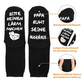 LUBOXIN Funny Socks Gifts for Dad, Grandpa, Men and Women, Socks with Saying, Cotton Socks, Birthday Gift, Father's Day, Christmas Gifts for Grandpa, Dad Socks Men, 1 pair-dad sleeps