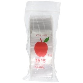 1515 (1.5" x 1.5") Clear Ziplock Bags 1000Ct, 2mil