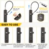 DELSWIN Cable Locks with Combination, 4-Digit Combination Lock with 3