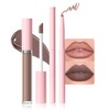 JUAAZIN 2pcs Dusty Rose Matte Lip Liner and Lipstick Makeup