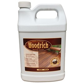 Hardwood Wiping Wood Deck & Fence Stain - 1 Gallon - Woodrich Brand - Great on All Exotic Hardwood Like Ipe, Garapa, Teak, Mahogany, & Cambara - Covers up to 300 Square Feet (Western Cedar)