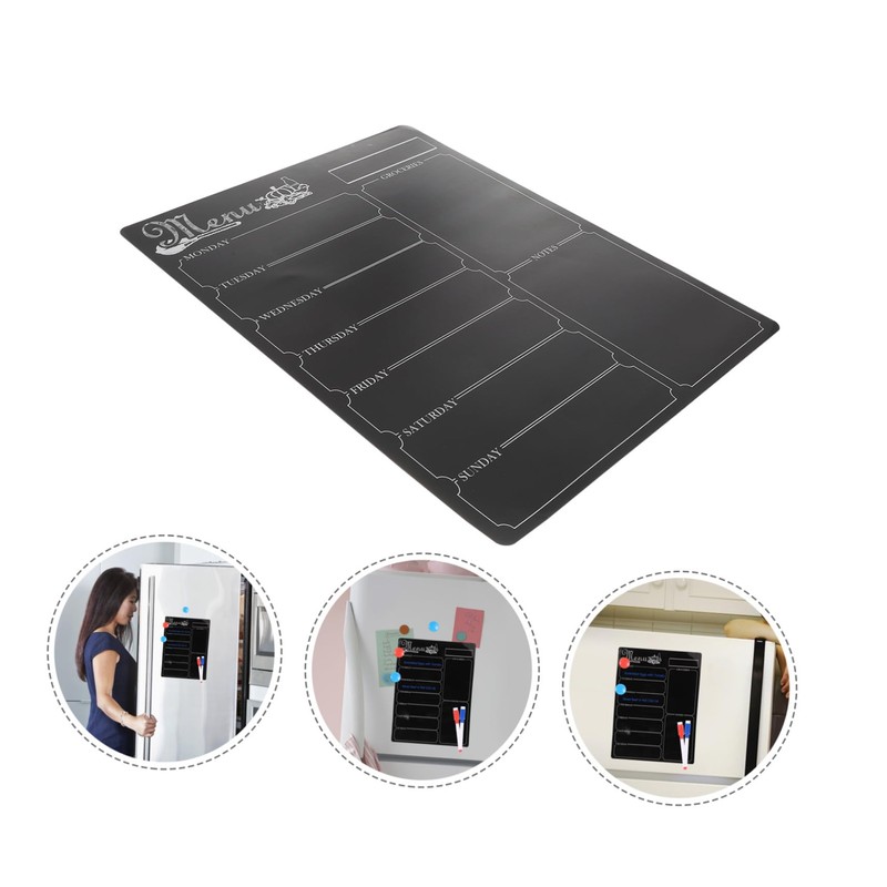 Operitacx Magnetic Menu Board Reminder Book Magnetic Notepads Food Planner