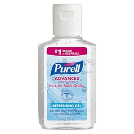Purell Advanced Hand Sanitizer Refreshing Gel 2 oz (Pack of 12)