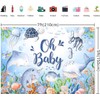 7X5FT Under The Sea Baby Shower Backdrop Oh Baby Newborn