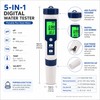 5-in-1 Digital Water Tester for Pools & Aquariums – pH,