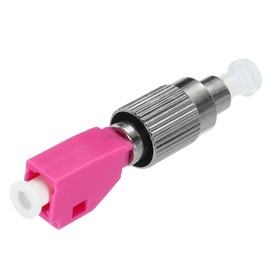 MECCANIXITY Fiber Optical Adapter FC/UPC Male-LC/UPC Female OM4, Multimode Simplex Adapter, FC/UPC-LC/UPC OM4, for Network Internet Connector, 1pcs