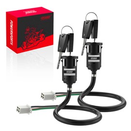 2pcs of Ignition Key Switch Replacement for Sunl Taotao Coolster 50cc 70cc 90cc 110cc 125cc Chinese ATV Dirt Bike Scooter Parts