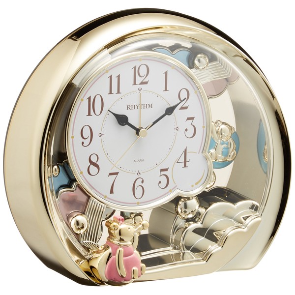 Rhythm Clock Placed Clock Analog Fantasy Land 504sr Power protract