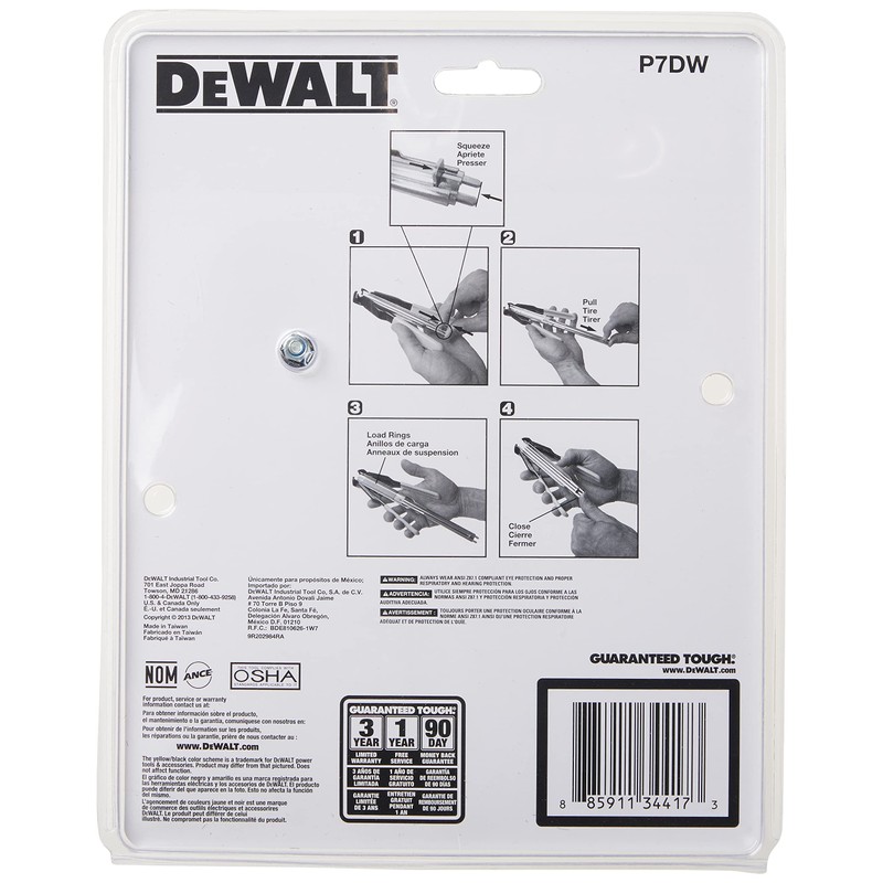 DEWALT Hog Ring Pliers Kit, Includes Pliers and 1000 Ring