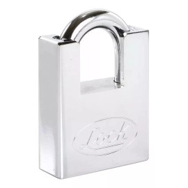 Lock Candado Acero Antipalanca Llave Discos Cromo L22a40dcsb Lock