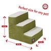 Majestic Pet Portable Pet Stairs | Soft Sherpa Steps Foam