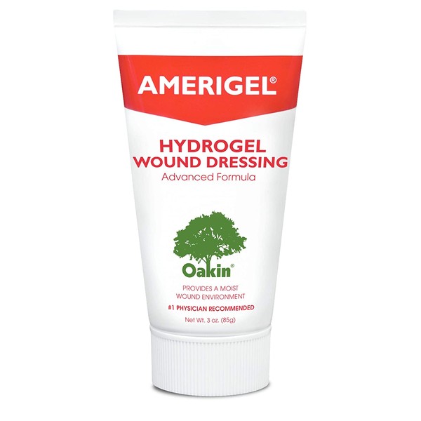 AMERIGEL Hydrogel Wound Dressing (3 oz.) - Provides Moisture-Rich Healing Environment for Dry Wounds