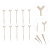 Healeved 30pcs Y-shaped Lash Brush Tool for Eyelash Perming and