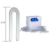 CRL Clear 1/16" x 3-1/2" Plastic Horseshoe Shims - 100