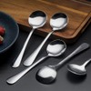 HAPPY KIT Soup Spoons 50-Piece Premuim Stainless Steel Dinner Spoons