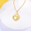 Cremation Jewelry 925 Sterling Silver Teardrop Urn Necklace for Ashes