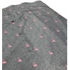 Molokai Fun Novelty Shirts (Flamingo Pattern (Grey), Medium)