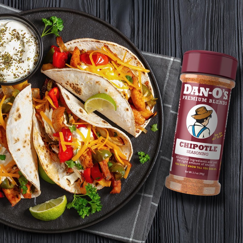 Dan-O's Chipotle Seasoning, 3.5 oz Bottle, All Purpose Seasoning for