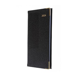 Collins Debden Business Pockets 2024 Diary Slimchart Week to View Pocket Diary (Appointments) - Business Planner and Organiser - January to December 2024 Diary - Weekly Planner - Black -