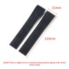 Cirtrar 21mm Silicone Rubber Watch Band Strap Compatible with Patek