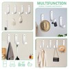 Gerhannery Pack of 5 coat hooks, modern coat hooks for