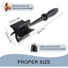 TMEDW Meat Chopper, 5 Curve Blades Ground Beef Masher, Heat